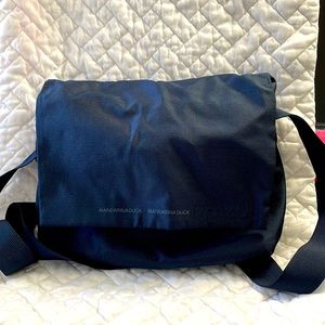 Mandarina Duck navy blue Nylon Crossbody Bag